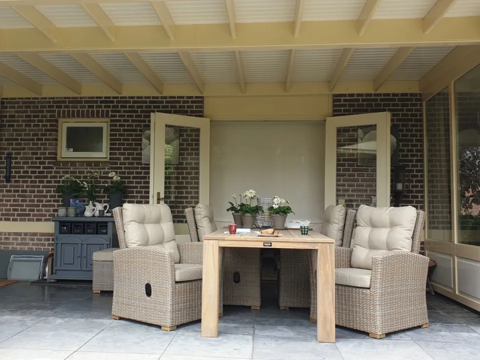 Intenso Furniture Intenso Mazzano lounge tuinstoel verstelbaar taupe, foto 4