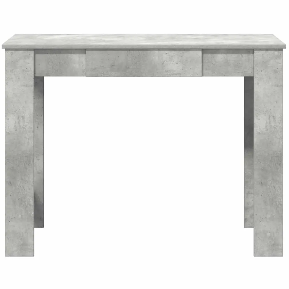 vidaXL Bureau 100x45x75 cm bewerkt hout betongrijs grijs, foto 4
