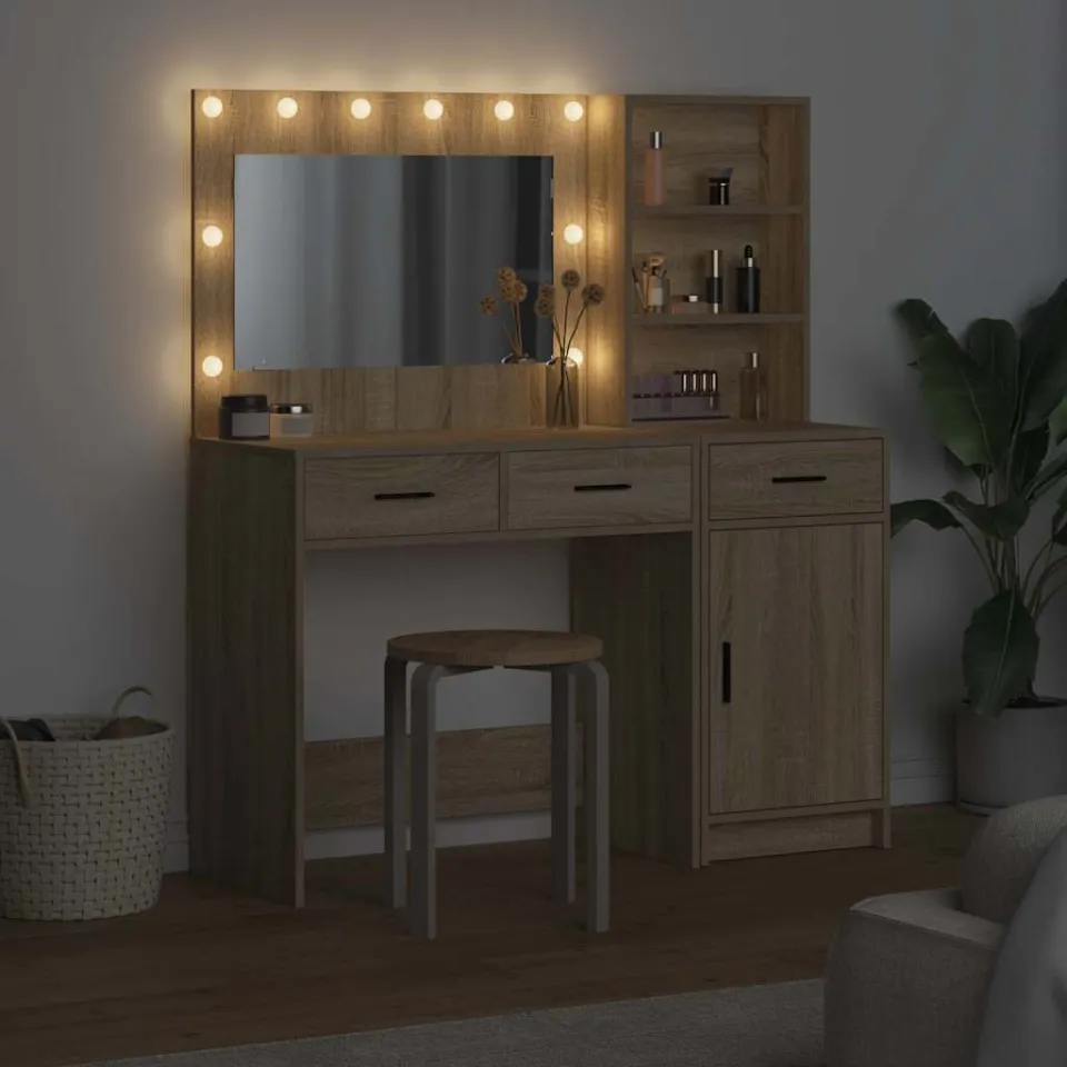 vidaXL Plafondtafel 2 st Bruin 78,5 x 41 x 135 cm Bewerkt hout, foto 4