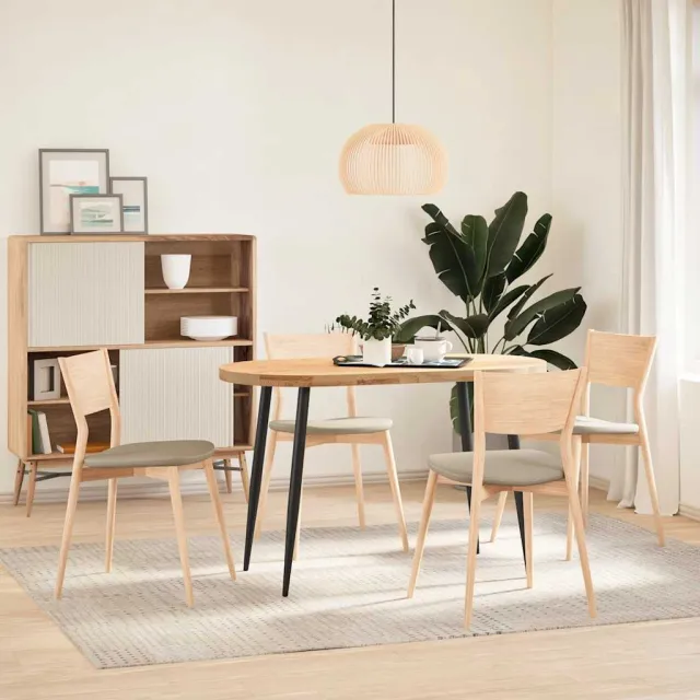 vidaXL Console tafelpoten conische vorm 4 st 72-73 cm staal zwart