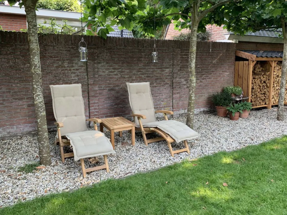 Bellagio tuinmeubelen Sunyard Wales bijzet tuintafel 65x45x38cm bruin, foto 4