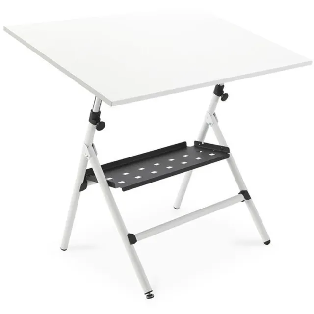 Rocada Verstelbare tekentafel met legplank - ideaal studenten/beginners - Blad 90x130 cm Wit