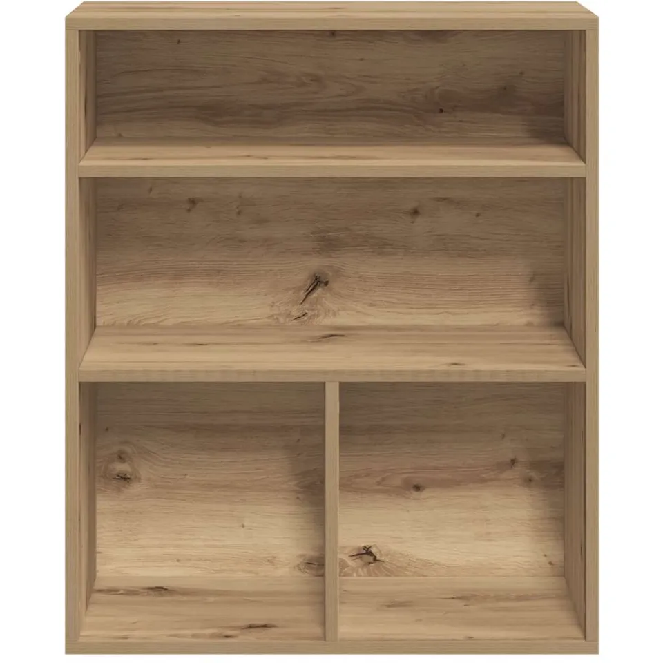vidaXL Boekenkast 60x30x71,5 cm bewerkt hout artisanaal eikenkleur, foto 4