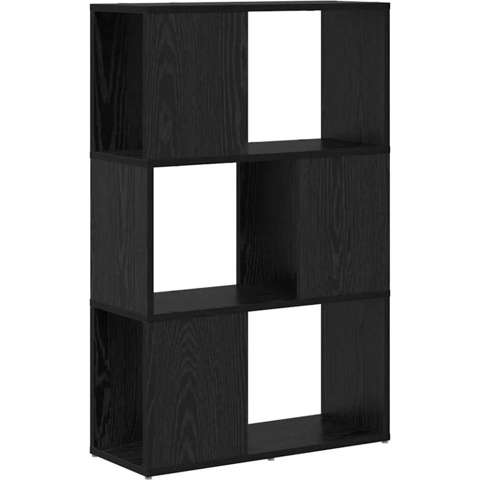 vidaXL Tv-meubelset 60 x 24 x 94,5 cm Zwart Bewerkt hout, foto 3