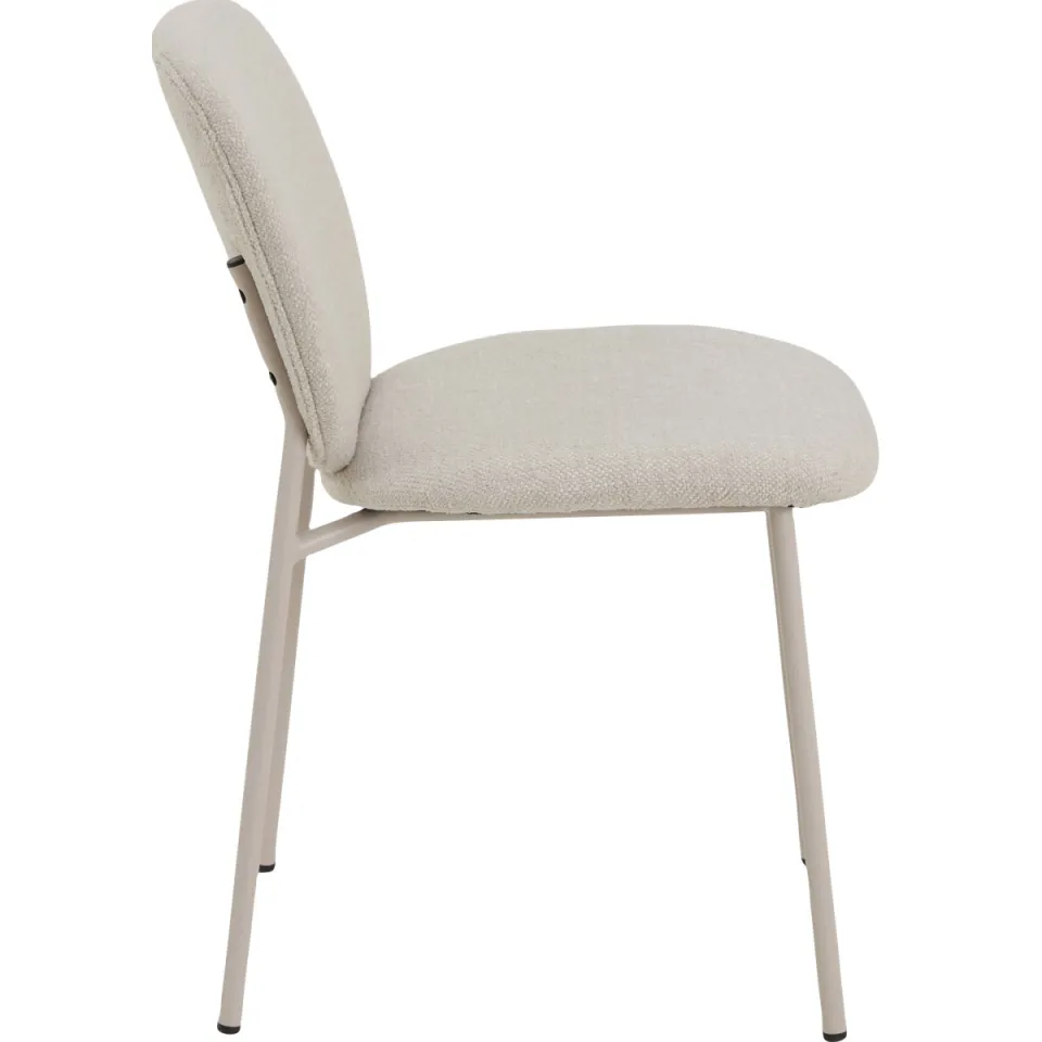 NOUS Living eetkamerstoel Daan beige, foto 5