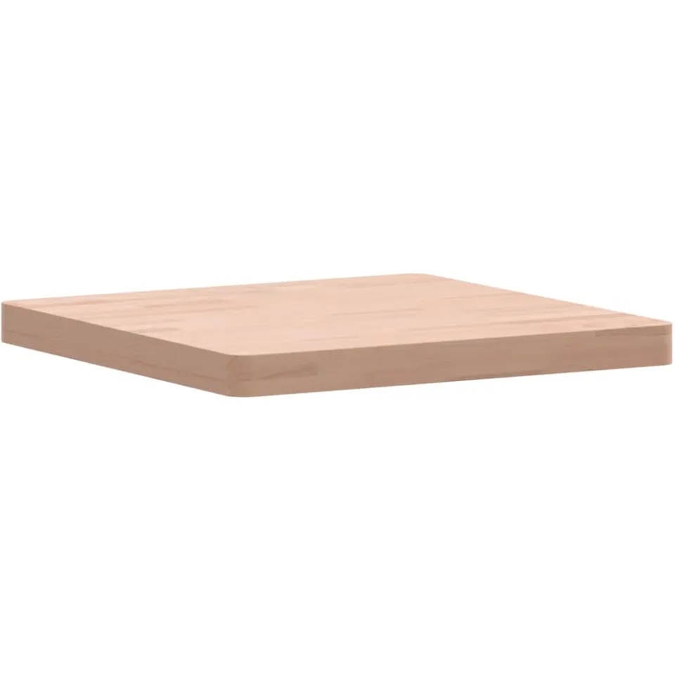 vidaXL Tafelblad vierkant 50x50x4 cm massief beukenhout Bruin