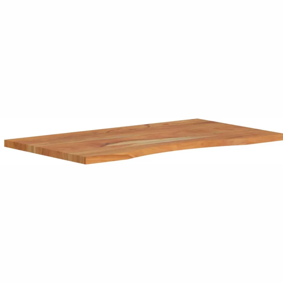 vidaXL Bureaublad rechthoekig 100x50x2,5 cm massief acaciahout Bruin