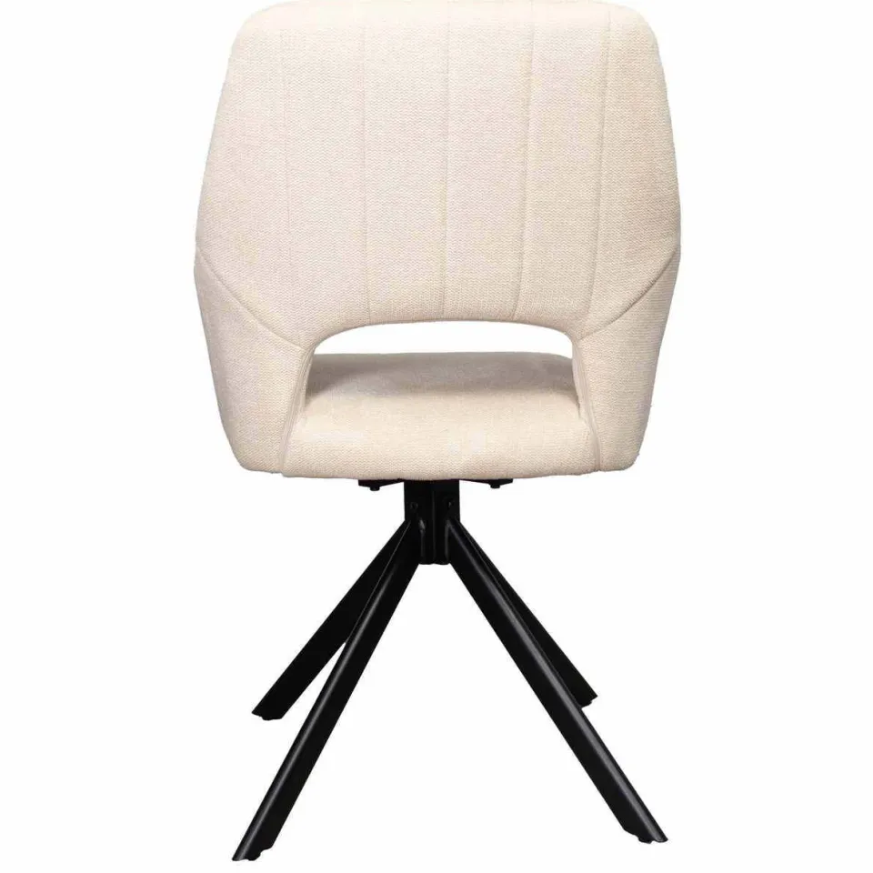 Giga Meubel Nola draaibare eetkamerstoel beige, foto 5