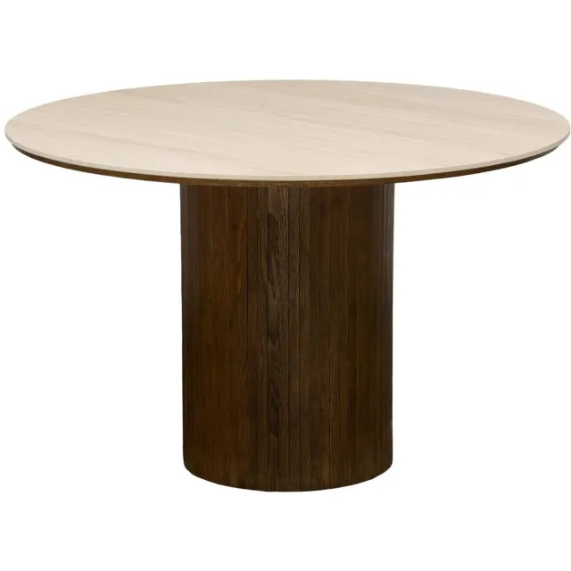Atmosphera Créateur d'intérieur® Ronde eettafel Auren, Ø 120 cm, 4 zitplaatsen, beige