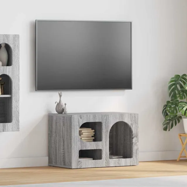 vidaXL TV-kast ELST 60 x 35 x 40 cm Artisan Eiken Bewerkt hout Bruin