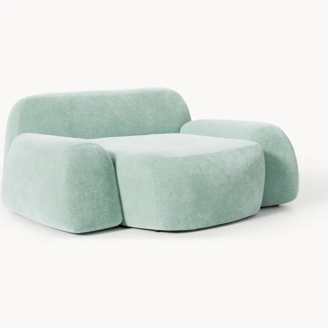 Westwing Collection XL loungefauteuil Wolke Lichtgroen