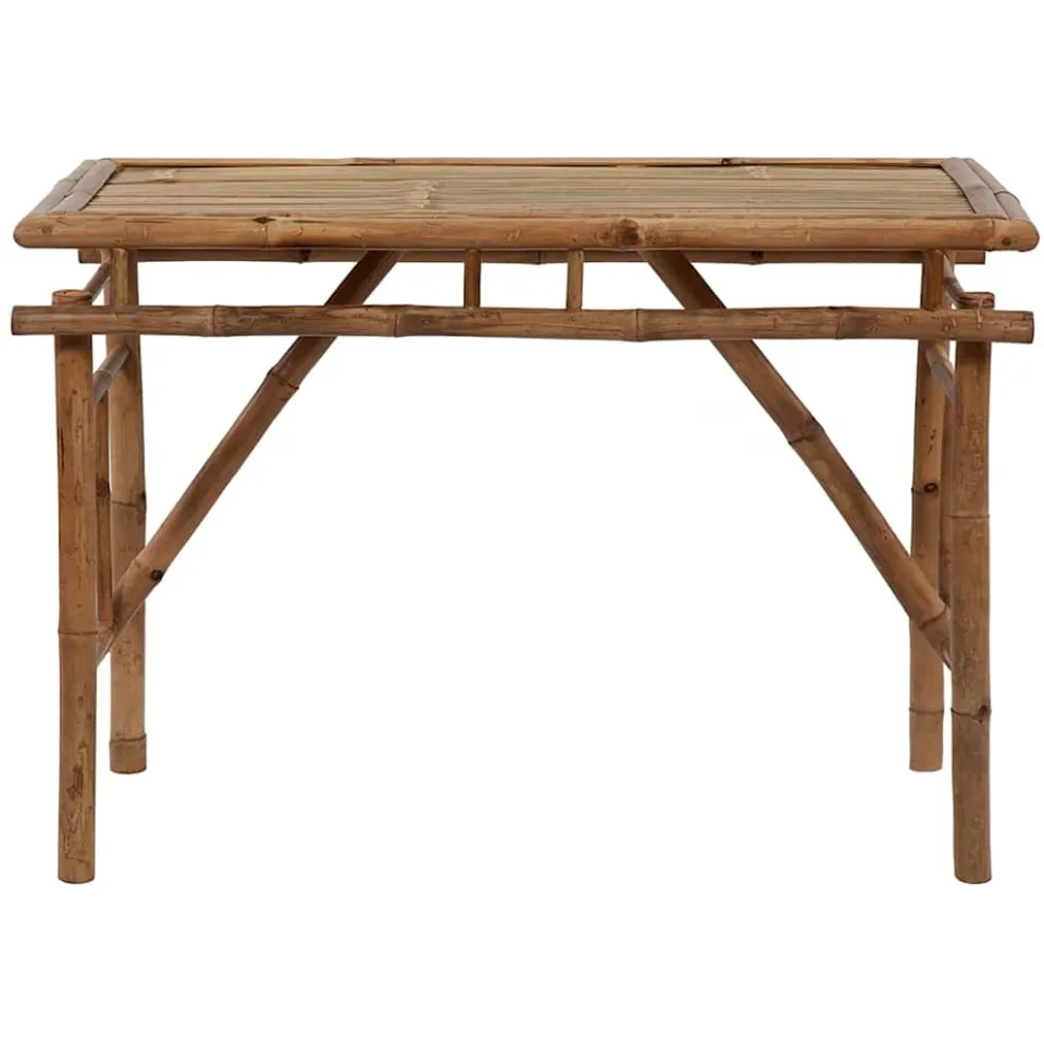 vidaXL Tuintafel inklapbaar 115x50x75 cm bamboe Bruin