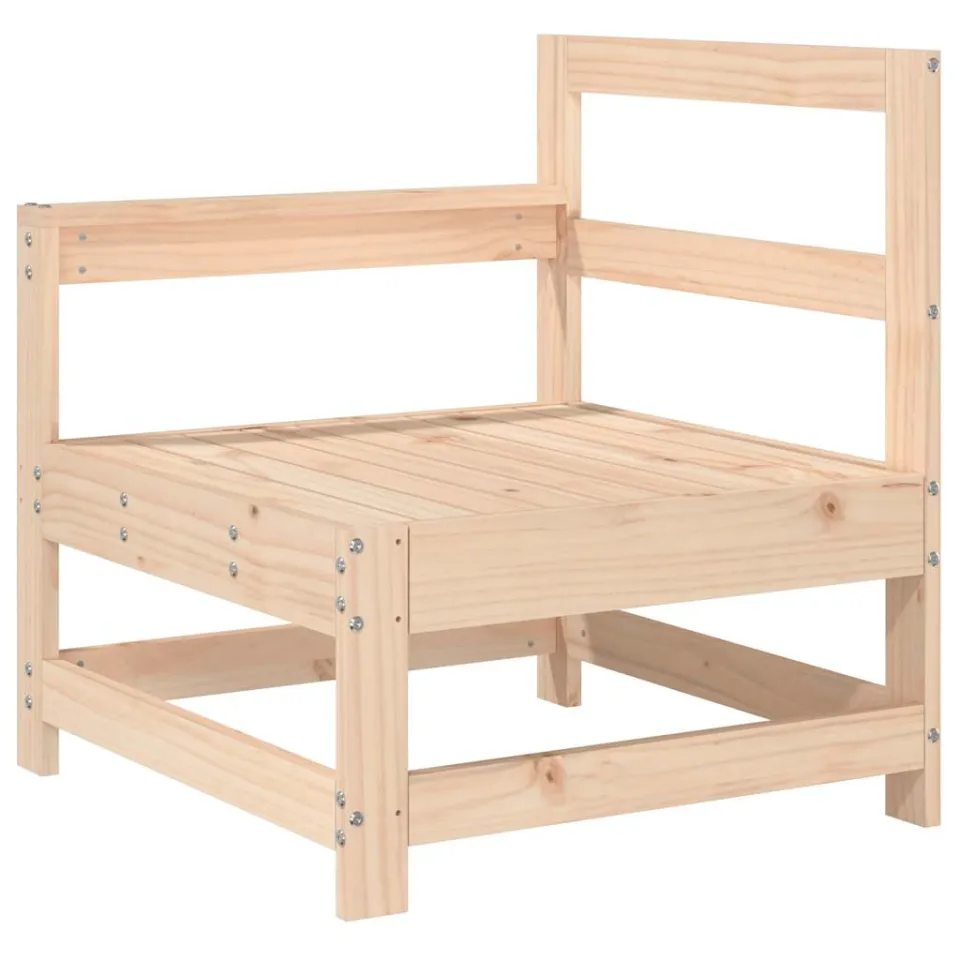vidaXL 5-delige Loungeset massief grenenhout bruin, foto 3