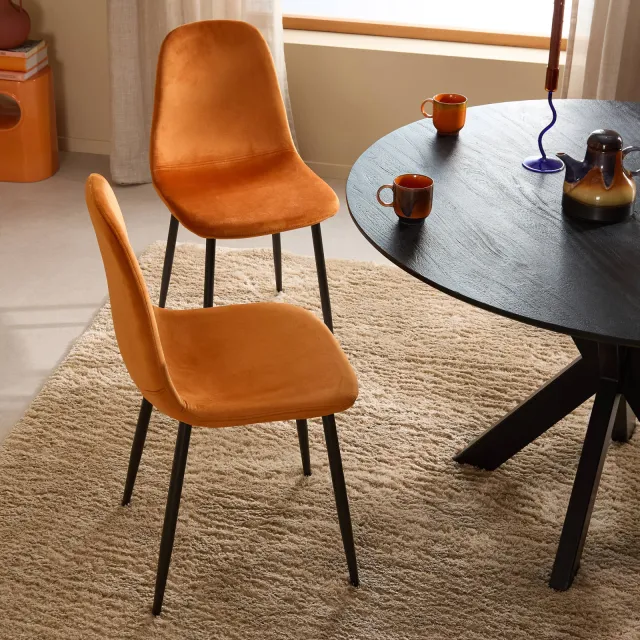 NOUS Living Jax eetkamerstoel brique, foto 2