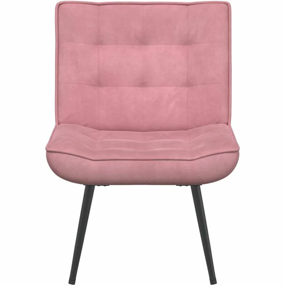 vidaXL Relaxstoel 64x74x84 cm fluweel roze, foto 3