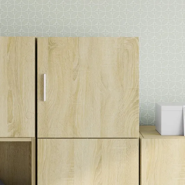 vidaXL Wandkast 40x42,5x40 cm bewerkt hout sonoma eikenkleurig Bruin