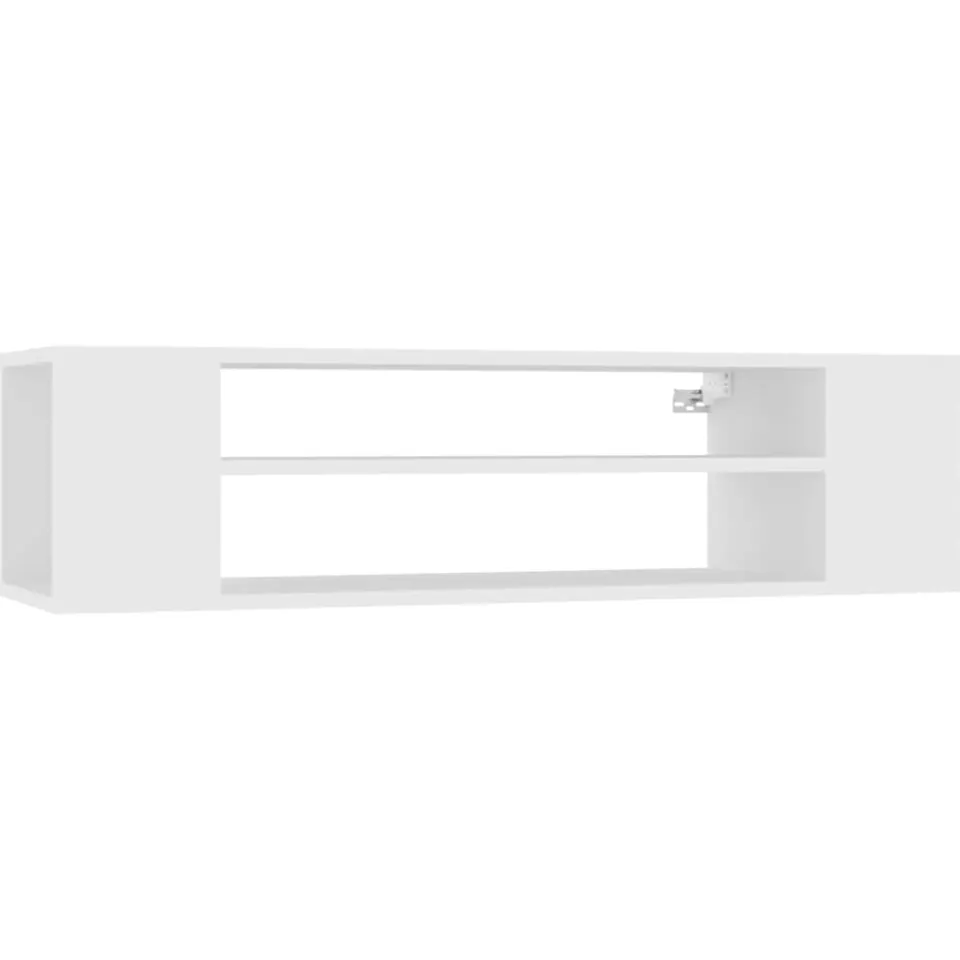vidaXL Tv-hangmeubel 100x30x26,5 cm bewerkt hout wit, foto 3