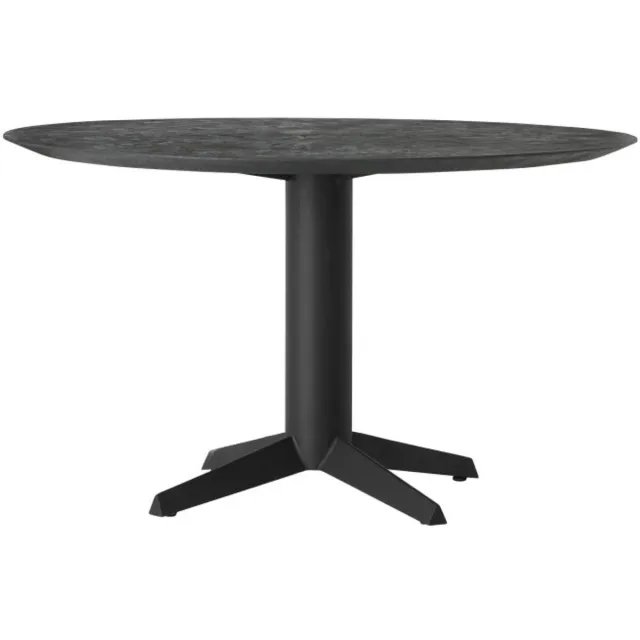 DTP Home Soho eettafel rond Mortex zwart - Ø130 x 76 cm