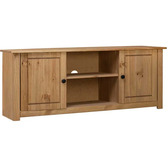 vidaXL Tv-kast Panama Range 120x40x50 cm massief grenenhout bruin