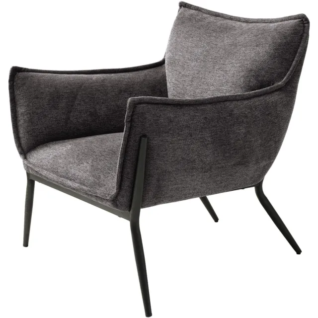 Nest of Nora Fauteuil - Stoffen bekleding - Donkergrijs