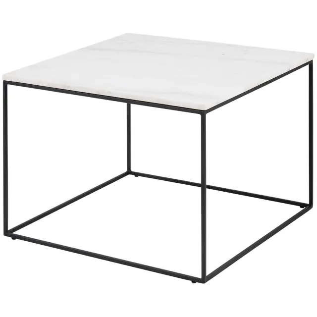 Lisomme Nina marmeren salontafel wit - 60 x 60 cm, foto 2