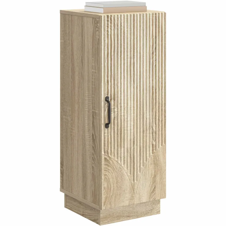 vidaXL Dressoir Sonoma Eiken 33 x 34,5 x 87 cm Bewerkt hout Bruin