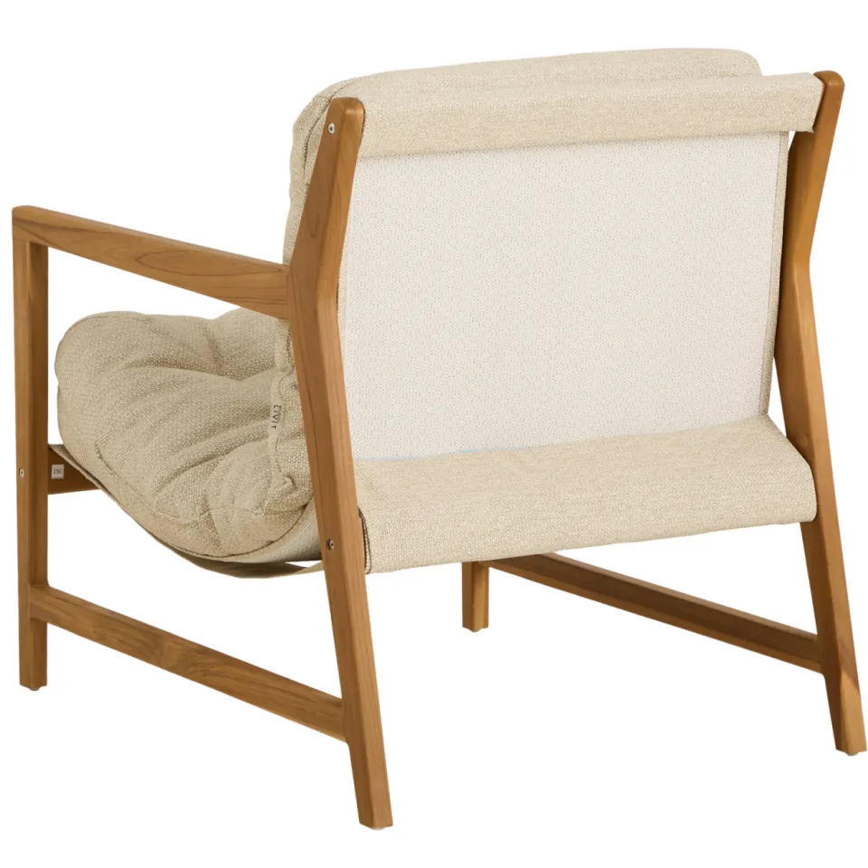 NOUS Garden loungestoel Mist teak beige, foto 4