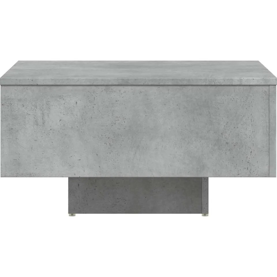 vidaXL Salontafel 60x60x31,5 cm bewerkt hout betongrijs