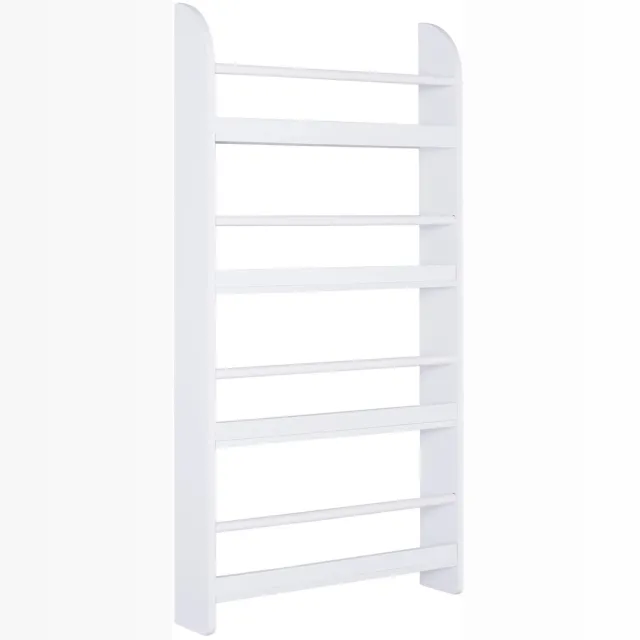 Veya Boekenrek - Boekenrek kind - Boekenkast - Boekenplank - 4 boekenplanken - Draagkracht 30 kg - 59 × 12 × 113 cm - Wit
