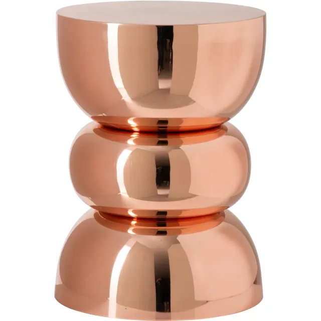 J-Line Bijzettafel - ijzer - roségoud