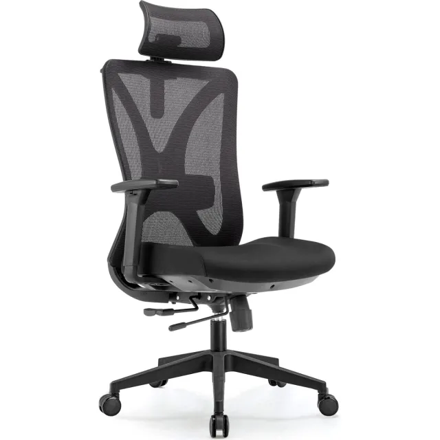 Betaalbarewerkplek Bureaustoel Prestige - NEN-EN1335 - Volledig Verstelbaar - Ergonomische Bureaustoel - Black Zwart