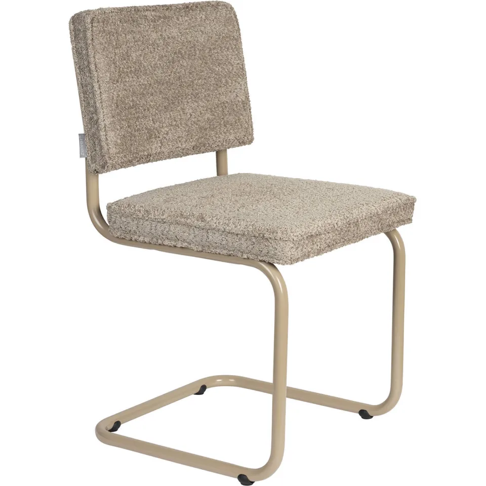 Zuiver Ridge Soft eetkamerstoel beige, foto 3