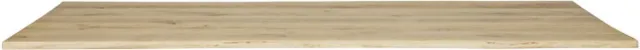 WOOOD Tablo Boomstam Tafelblad - Eiken - Naturel - 3x180x90 Transparant
