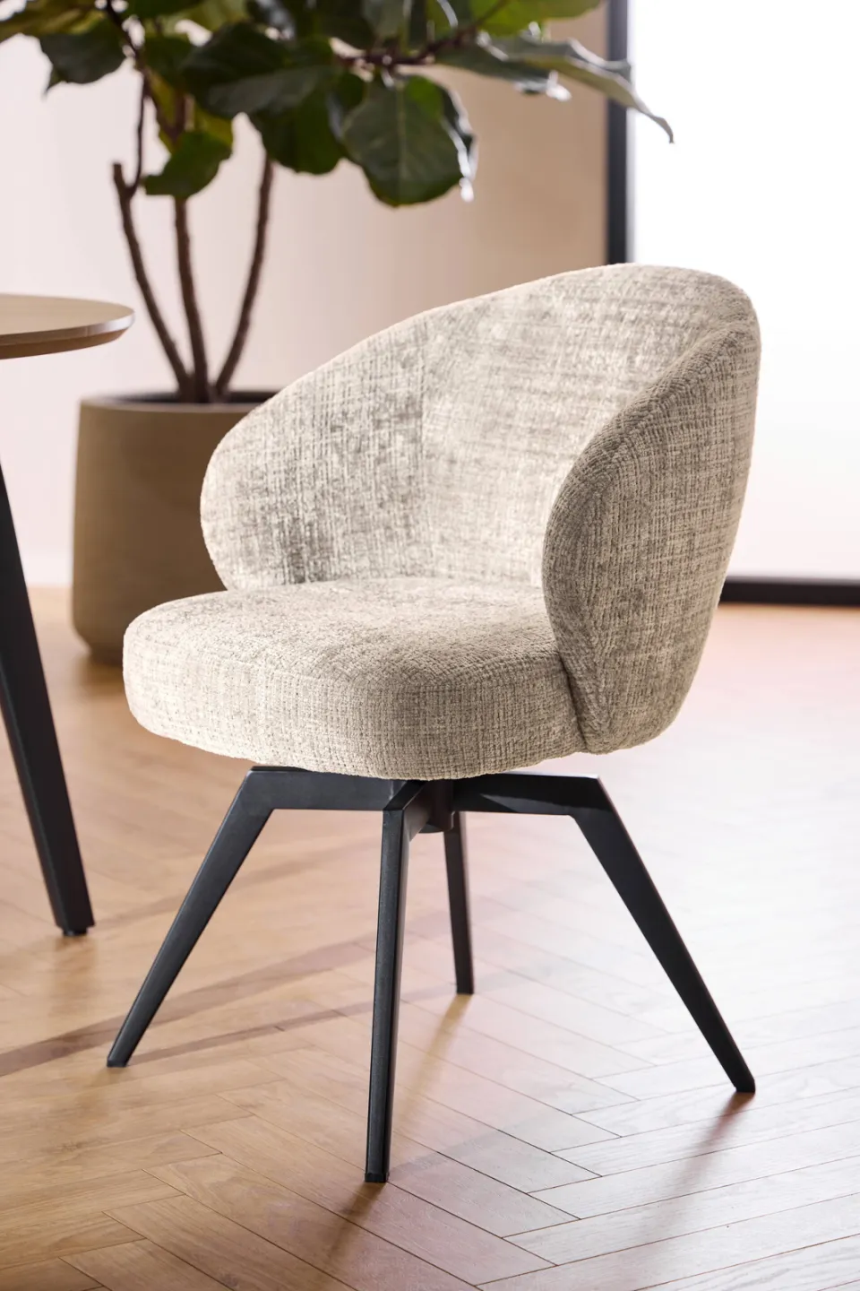 Wehkamp Home Danique eetkamerstoel beige, foto 4