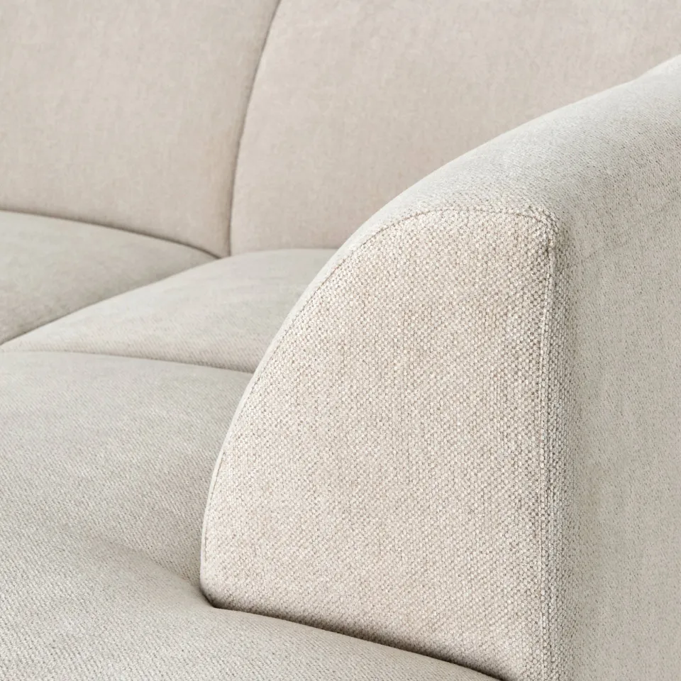 NOUS Living hoekbank rechts Bruno beige, foto 6