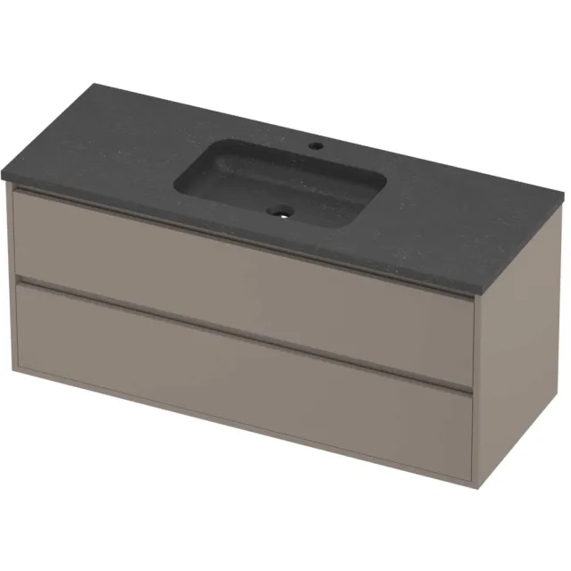 Proline Rollo Badmeubelset Hardsteen Elegant 1 Gat 120x46x54 cm Blue Stone Clay Beige