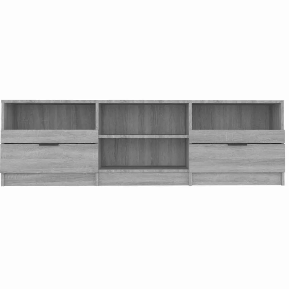 vidaXL Tv-meubel 150x33,5x45 cm bewerkt hout grijs sonoma eikenkleurig, foto 4