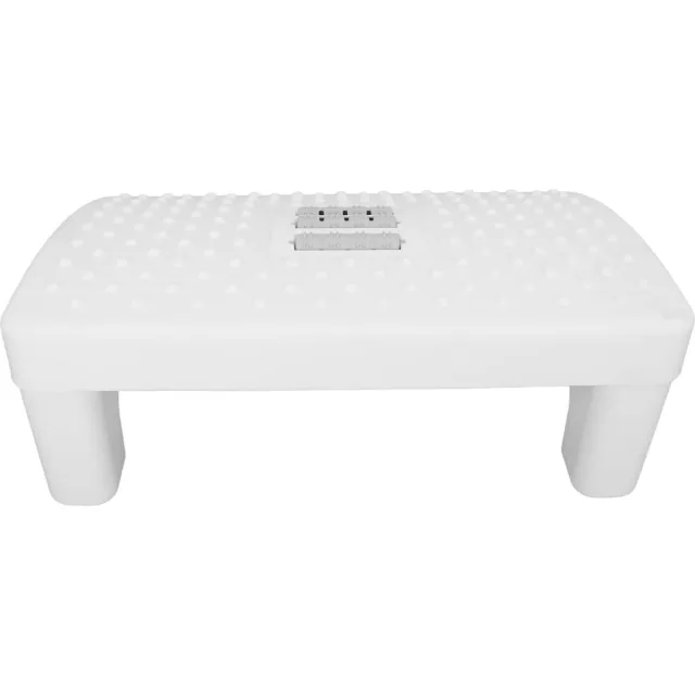 Lexium Store Lexium Voetensteun Bureau - Voetensteun Ergonomisch - Voetenkussen voor zithouding thuis of op kantoor Wit