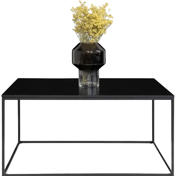 Artichok Karen houten salontafel zwart - 90 x 60 cm