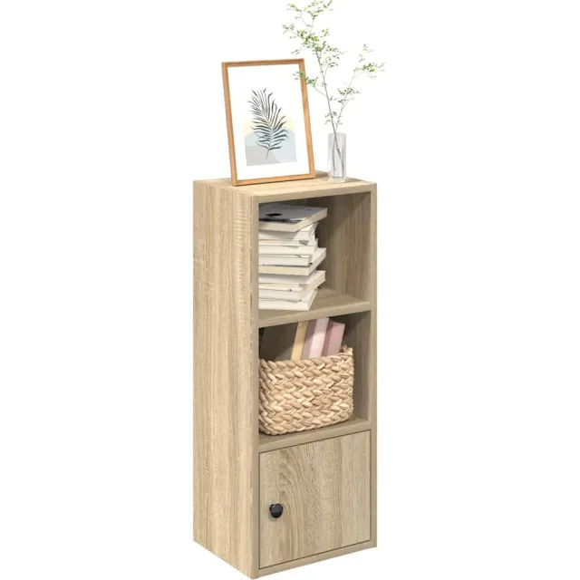 vidaXL Boekenkast 31x24x77 cm bewerkt hout sonoma eikenkleurig Bruin