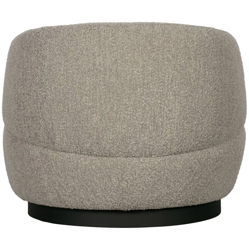 WOOOD Woolly Draaifauteuil - Chenille - Zand - 71x84x88, foto 3