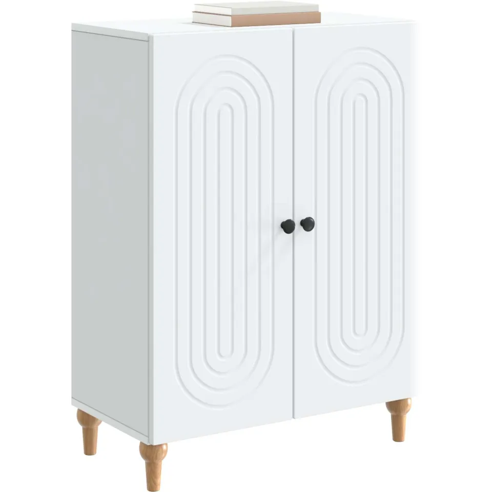 vidaXL Dressoir Wit 66 x 34,5 x 90 cm Bewerkt hout