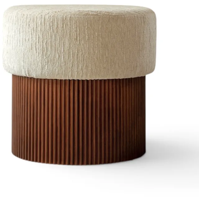 Indore Home Carlton - Poef - Beige