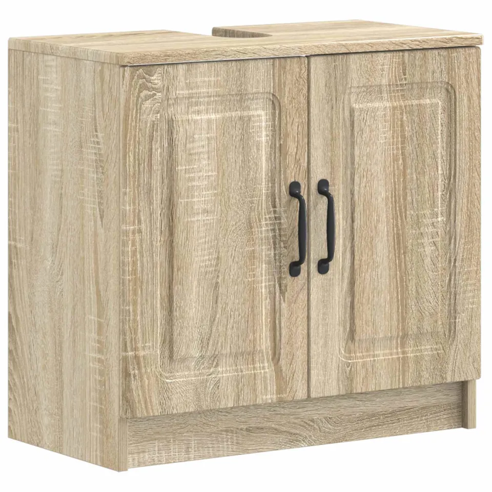 vidaXL Badkamer wastafelkast UTRECHT Sonoma Eiken 59,5 x 31,5 x 59 cm, foto 3