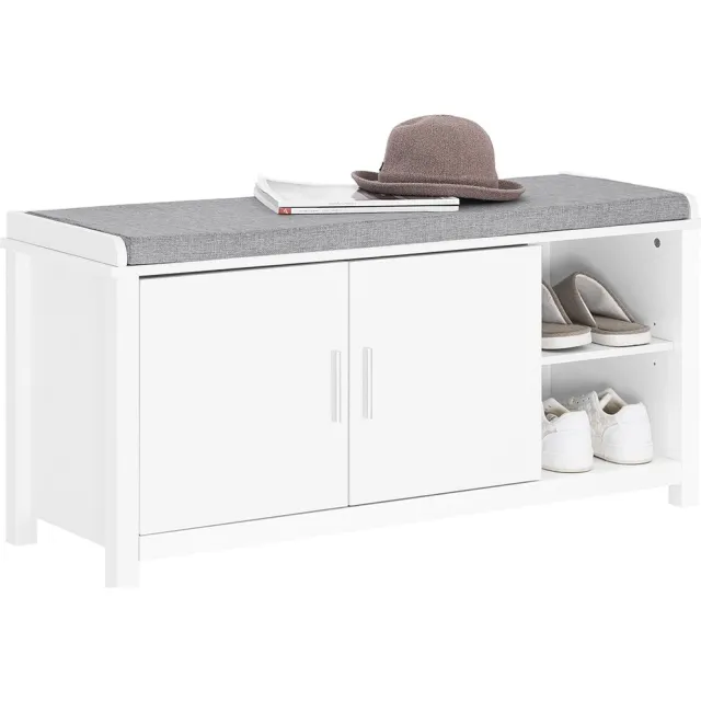 SoBuy Schoenenbank FSR168-W Wit