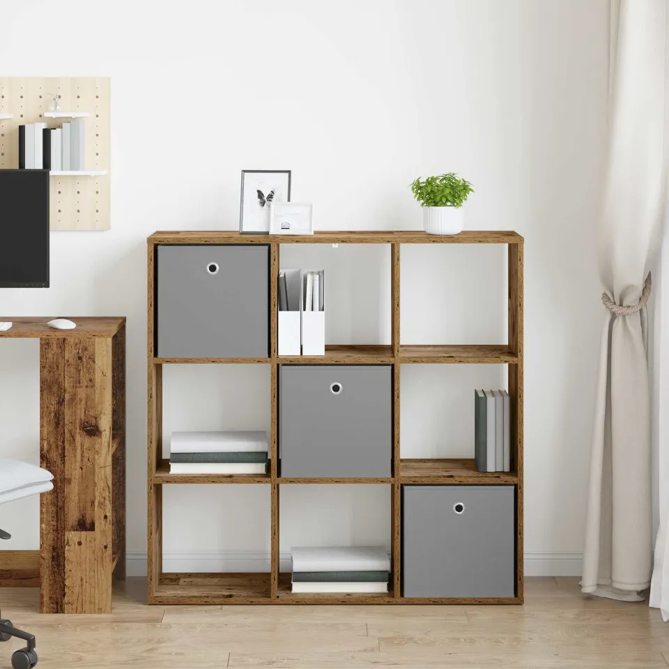 vidaXL Dressoir Oudhout 102 x 31 x 99,5 cm bruin, foto 3