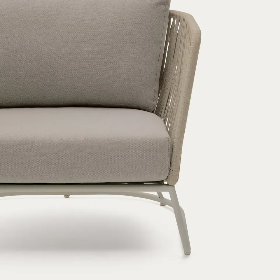 Kave Home Saconca tuinfauteuil beige, foto 5