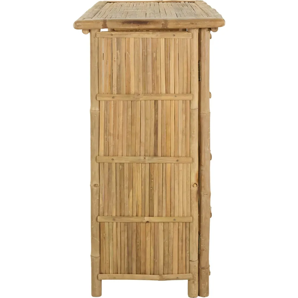 vidaXL Buiten Bartafel Naturel 115 x 55 x 105 cm Bamboe Bruin