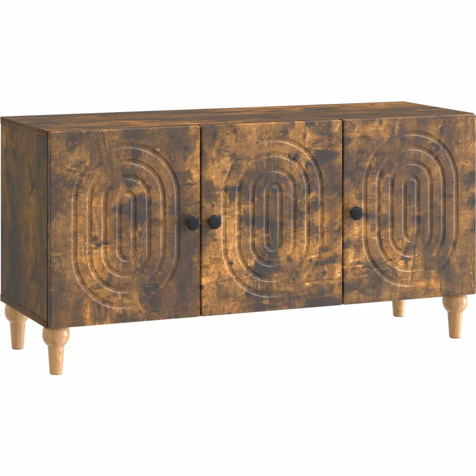 vidaXL TV-kast 99 x 34,5 x 50 cm Gerookt eiken Bewerkt hout, foto 3