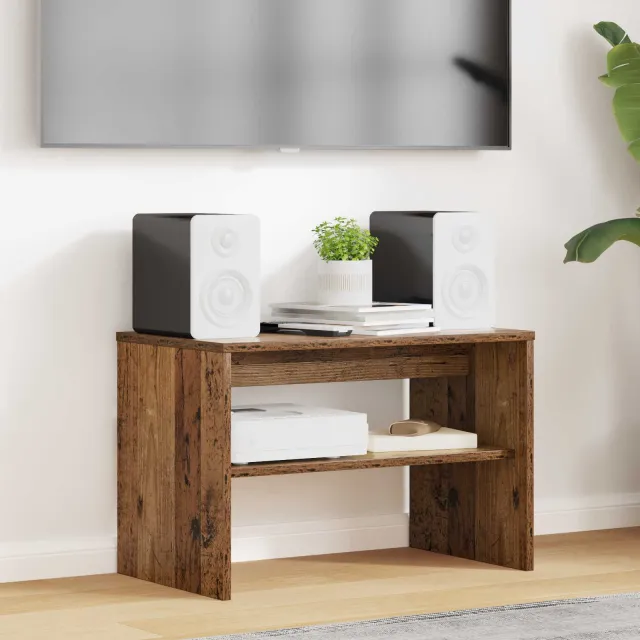 vidaXL TV-kast 60 x 35 x 40 cm Oudhout Bewerkt hout Bruin